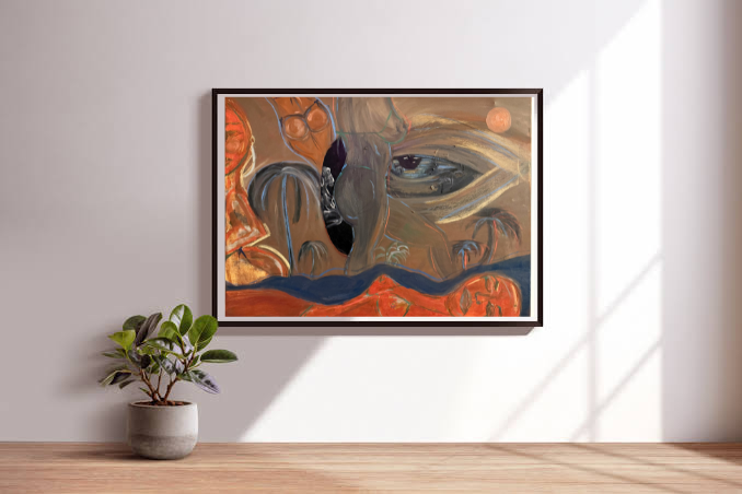 "meet me in paradise" print
